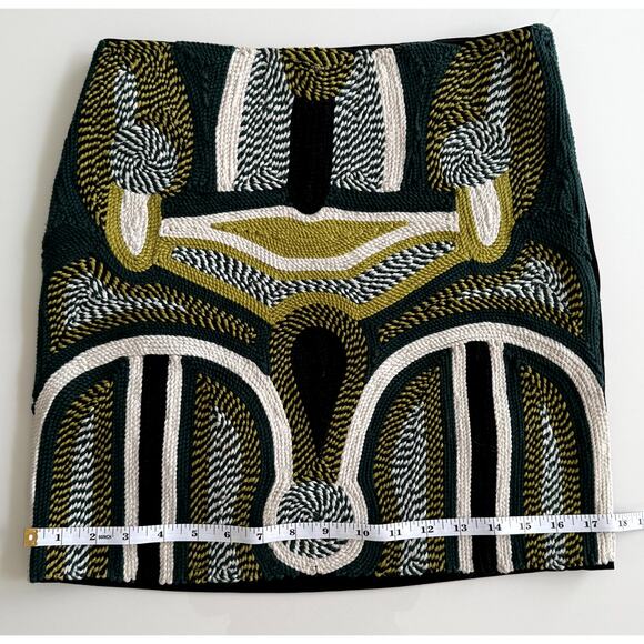 H&M Exclusive Embroidered Tube Skirt, Tribal Print size 4 - Picture 7 of 9